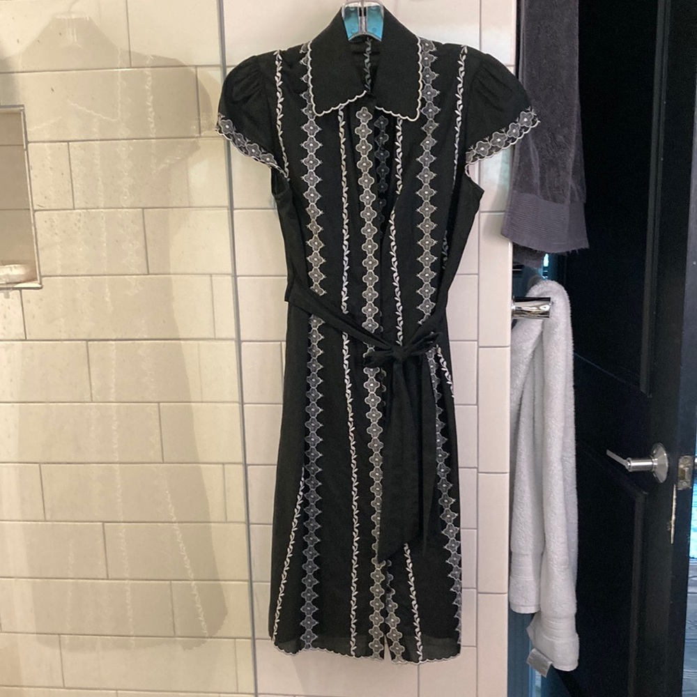 Gorgeous embroidered BCBG dress